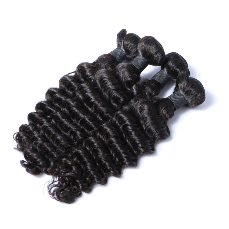 Virgin brazilian cuticle aligned hair deep wave bundles YL022